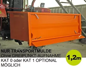 YERD Heck container Transport mulde Behälter 120 cm Box Kipp für Traktor kippbar - Bild 1 von 12