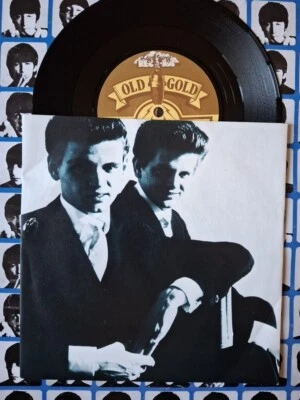 The Everly Brothers Cathy's Clown / Temptation 1960 45 7" Vinyl Old Gold 1980 PS - Image 1 of 4