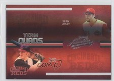 2005 Playoff Absolute Memorabilia Team Quads Spectrum Ryan Wagner Sean Casey