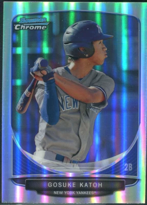 Lot of (25) Gosuke Katoh 2013 Bowman Draft Chrome Refractor RC's - Blue Jays 2B - Image 1 of 2