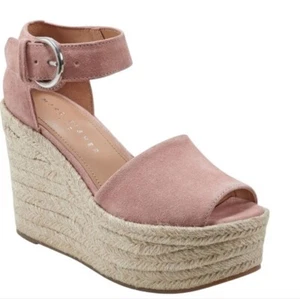Marc Fisher LTD Alita Wedge in Pink Suede NWT - Picture 1 of 5
