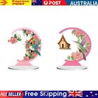 Special Shape Diamond Painting Table Decor (Bird with Flower in Mouth KJ035)