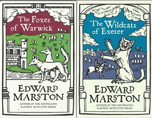 2 x Edward Marston Taschenbücher Die Wildkatzen von Exeter & Die Füchse von Warwick - Bild 1 von 1