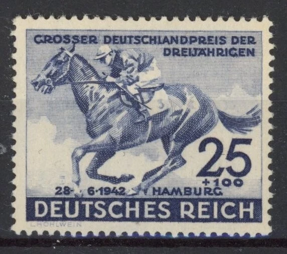 Alemania 1942: Caballos - Buen sello MNH muy fino - Valor de catálogo: 22 € Foto 1 de 1