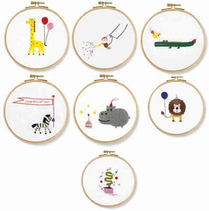 Kit de costura de kits de bordado a mano DMC regalo instrucciones para principiantes patrón - Imagen 1 de 6