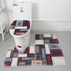 Ensemble de tapis de salle de bain doux antidérapant couvercle de toilette tapis de bain tapis de contour ✔