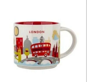 Starbucks London City Tasse "You Are Here" Kaffeebecher Becher 414 ml (mit Geschenkbox) - Bild 1 von 5