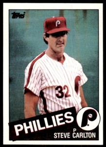 1985 Topps Steve Carlton A Football Cards #360