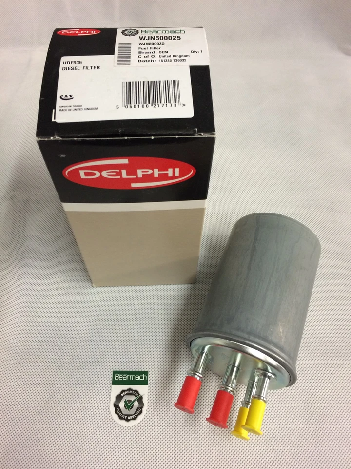 Delphi Land Rover  2.7 TDV6 Diesel Fuel Filter OEM WJN500025 2004 -2006 LR010075 - Image 1 of 1