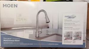 MOEN Georgene MotionSense Wave Küchenarmatur Edelstahl - 87912EWSRS - NEU - Bild 1 von 4