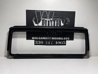 Marco de parabrisas Jeep TJ Wrangler 2003-2006 OEM PX8 negro CC 1 Foto 1 de 4
