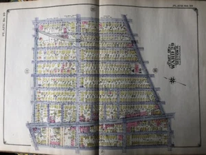 1924 Flatbush Prospect Park South Brooklyn East 8th - E 17th Street NY Atlas Map - Picture 1 of 2