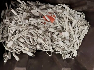 5x Short Micro USB To USBCharging Link Cable White Pack Set Logitech Quality - Picture 1 of 2