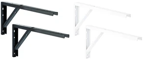 2x Regalträger Metall Wandkonsole Regalwinkel Schwerlast Regalsystem Konsole - Bild 1 von 20