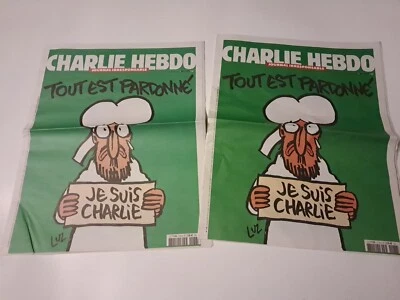 Charlie Hebdo Issue N° 1178 French Newspaper Magazine 2015 1st Print Edition - Image 1 of 2