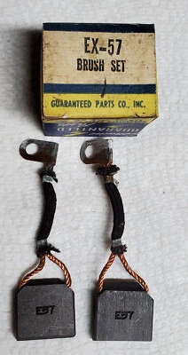 GP EX-57 Generator Brush Set 1937-58 Chrysler 1937-55 DeSoto 1939-58 Dodge - Image 1 of 2