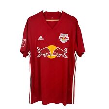 New York RED BULL Adidas SOCCER Jersey Shirt Size XL Climalite Red Short Sleeve