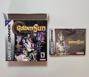 Nintendo GBA Gameboy Advance 2003 Golden Sun The Lost Age - Box & Manual Only - Picture 1 of 6
