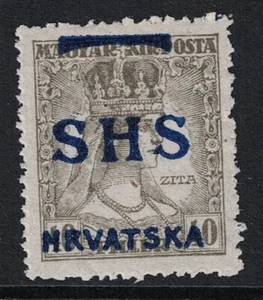 Croatia SC# 2L27 MLH / WRONG OVERPRINT - S26308 - Picture 1 of 1