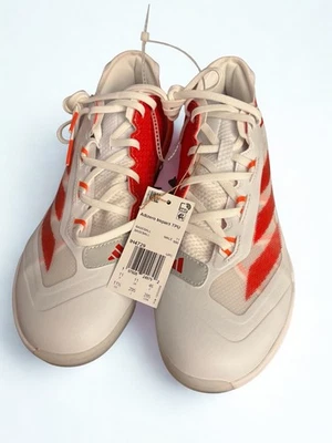 Chuteiras de beisebol Adidas Adizero Impact TPU Warp Speed EUA 11,5 branco/vermelho NOVO - Imagem 1 de 4
