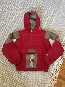 Vintage 90’s NFL San Francisco 49ers Starter Pouch Jacket, Medium - Picture 1 of 10