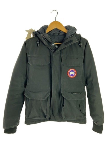 Piumino CANADA GOOSE S poliestere nero tinta unita 4565JL