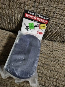 Vintage Boat Trailer Winch Strap Blue Self Locking Walk Winn Company Made In USA - Picture 1 of 5