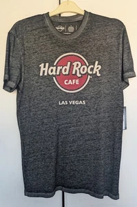 Hard Rock Cafe Las Vegas USA T Shirt Medium Black/Grey BNWT - Picture 1 of 6