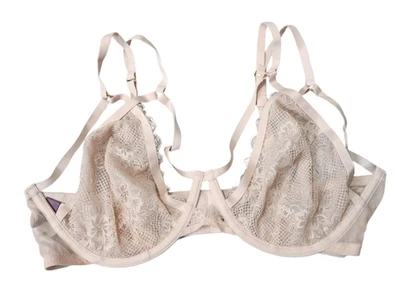 Sujetador Adore Me para mujer 38DD Vianna sin forro rosa pálido BR-10339 jaula de encaje nuevo sin etiquetas Foto 1 de 3