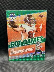 2021 Mosaic Rob Gronkowski GREEN SP GOT GAME #GG-1 Tampa Bay Buccaneers Panini - Picture 1 of 2