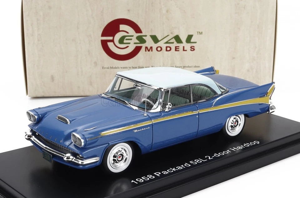 1/43 ESVAL MODEL - PACKARD - 58L HARD-TOP CLOSED 1958 EMUS43009B - Immagine 1 di 1