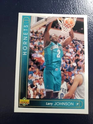 Larry Johnson Charlotte Hornets 1993 - 1994 Upper Deck SPANISH Version - Image 1 of 2