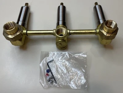 Kingston Brass 3 Handle Valve KB238LL  Assembly Only Bath Kitchen Plumbin - Image 1 of 3