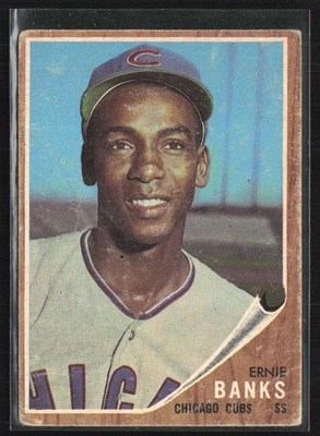 Ernie Banks 1962 Topps E #25 Chicago Cubs - Image 1 of 3