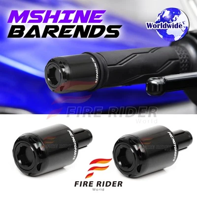 MSHINE Black Aftermarket Bar Ends For ZX 600 Ninja ZX6 03 02 01 00 99 98 97-94 - Image 1 of 4