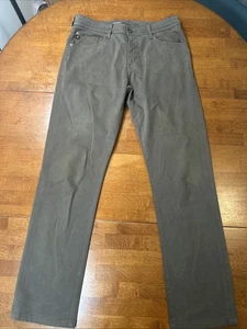 Pantalones AG Adriano Goldschmied Para Hombre Talla 34x34 The Everett Delgados Rectos Gris - Imagen 1 de 12