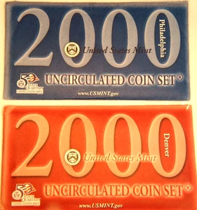 2000 Uncirculated Coin Set U.S Mint Original Government Packaging OGP - Picture 1 of 5