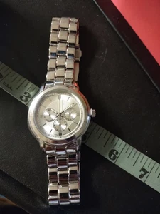 Avon Men's Silver Tone Watch Quartz New Battery - Picture 1 of 6