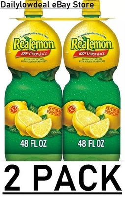 2 PACK - ReaLemon 100% Lemon Juice 48 oz. FREE SHIPPING - Image 1 of 4