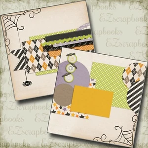 BOO NPM - 2 Premade Scrapbook Pages - EZ Layout 4973 - Picture 1 of 2