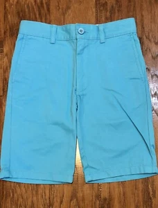 Class Club Boys Shorts Size 8 Blue Modern Fit Adjustable Waist Chino Pockets NWT - Picture 1 of 5