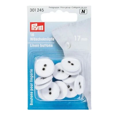 PRYM Wäscheknöpfe Leinen 17mm - Bild 1 von 2