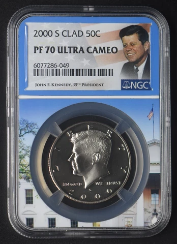 2000-S Clad Kennedy Half Dollar 50C PF 70 Ultra Cameo NGC - COINGIANTS Cover