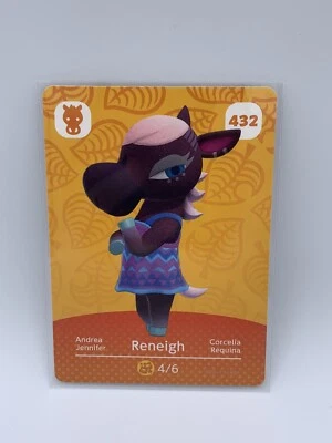 JTO GAMES AND GEAR Reneigh 432 - Series 5 Animal Crossing Amiibo Card Unscanned And Genuine
