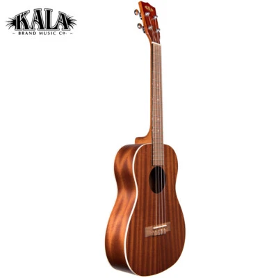 Kala KA-B Satin Mahogany Baritone Size Ukulele with Aquila Super Nylgut Strings - Image 1 of 4