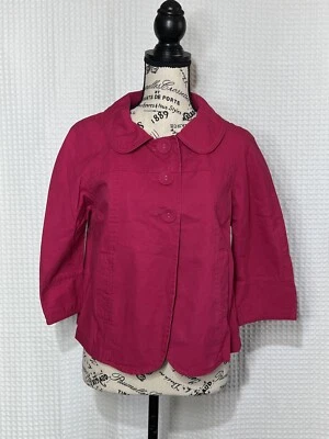 Chaqueta corta Cato rosa Nantucket algodón 3 botones talla pequeña Foto 1 de 4