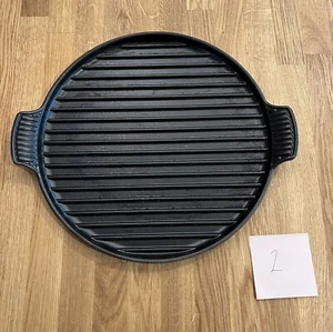 Le Creuset Griddle 13 inch Red France # 32 - Picture 1 of 6