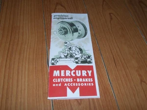 ¡WOW! EMBRAGUE DE MERCURIO DE COLECCIÓN Y RARO / FOLLETO DE PIEZAS 7 7/8"" X 6 1/2"" reimpreso - Imagen 1 de 3