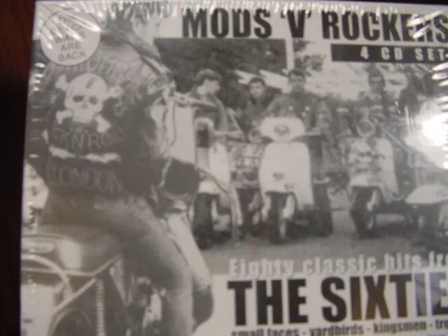 MODS V ROCKERS 4 CD SET WITH 80 TRACKS 80 TRACKS IKE & TINA - JEFF BECK - TROGGS — 第 1/1 张图片
