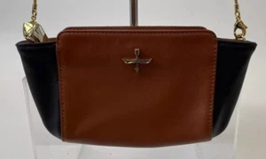 Pour la Victoire Leather Elie Mini Crossbody Bag 9" W x 4.5" H x 2" D  - Picture 1 of 10